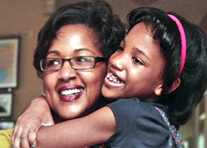 Traci Lucien and her daughter